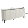 Balcão Buffet 180cm Porta Lisa 100% Mdf com Pés em Metal - 2