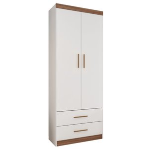 Guarda Roupa Infantil 2 Portas Chiara Carvalho/branco - Phoenix Phoenix Baby