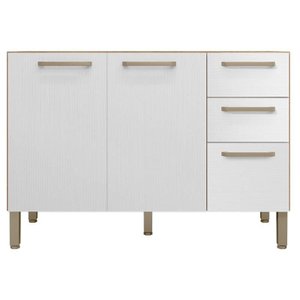 Balcão de Pia Mad Versalhes 120 Cm Freijó Supremo - Kits Paraná