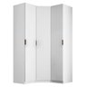 Guarda-roupa de Canto 3 Portas 100% Mdf Altezza Clean - 2