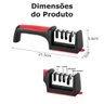 Afiador Amolador de Facas e Tesouras 4 em 1 Profissional - 9