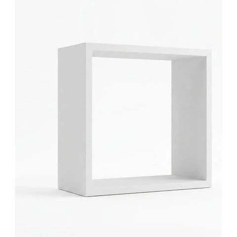 Nicho 40x40 Branco MDF 100% Profundidade 10cm Sala Quarto