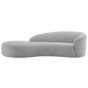 Ver imagem 7 de Divã Recamier Orgânico França 160cm Lado Esquerdo Bouclé
