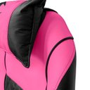 Ver imagem 7 de Cadeira Gamer Speed Ergonômica Reclinável Giratória Escritório Home Office Preto e Rosa