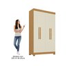 Guarda-roupa 4 Portas Mdp Paris - 5