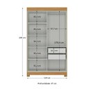 Ver imagem 3 de Guarda-roupa 4 Portas Mdp Paris