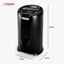 Ver imagem 4 de Centrífuga de Roupas Bella Eco 8kg Wanke 220v Preto