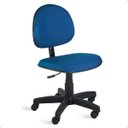 Ver imagem 1 de Cadeira Executiva Giratória Escritório Tecido com Rodízios