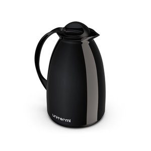 Garrafa Térmica de Café Preta Unitermi Pratica 650ml