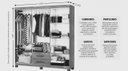 Ver imagem 4 de Guarda Roupa 6 Portas 2 Gavetas Perla -grand Line