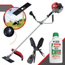 Ver imagem 1 de Roçadeira Profissional Anmax Cg430p Tb 43cc C/ Faca 2 Pontas e Carretel Nylon + Óleo Stihl