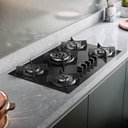 Ver imagem 4 de Cooktop 5 Bocas Dako Supreme a Gás Acendimento Superautomático e Tripla Chama Bivolt