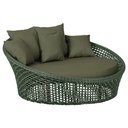 Ver imagem 1 de Chaise Hungria Alumínio Pintura Marrom Corda Náutica E13 Trama Original