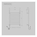 Ver imagem 2 de Aquecedor de Toalhas Térmico Seccare Quadratto Preto 110v