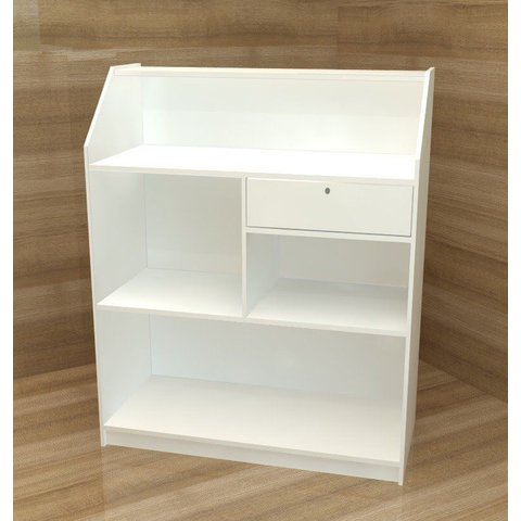 Balcão Reto para Recepção Atendimento Salão Caixa