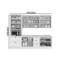 Ver imagem 2 de Cozinha Modulada Henn Americana Henn 7 Peças C5p45 Branco