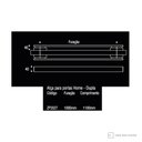 Ver imagem 3 de Puxador Zen Alça Dupla Home 1100mm Preto