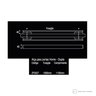 Puxador Zen Alça Dupla Home 1100mm Preto - 3