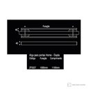 Ver imagem 3 de Puxador Zen Alça Dupla Home 1100mm Preto