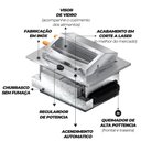 Ver imagem 4 de Cheglp Assador Cooktop a Gás de Embutir 70x48x30cm Glp