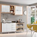 Ver imagem 2 de Cozinha Ditália Aspen S/tampo S/pia Carv/branco A58