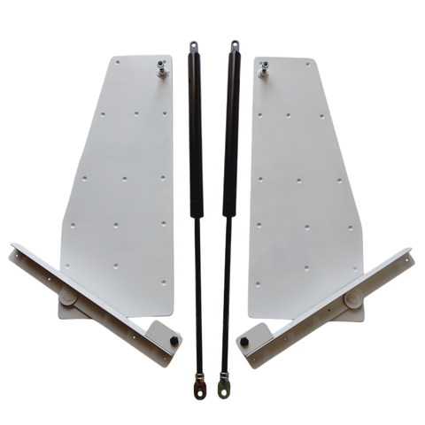 Kit de Ferragem para Cama Retrátil Queen Branco