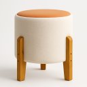 Ver imagem 5 de Puff Estrela Movelove Tecido Bouclé com Pés de Madeira