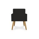 Ver imagem 4 de Kit 10 Poltronas Decorativa Recepção Oferta Courino Balaqui Cor:courino Preto