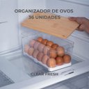 Ver imagem 3 de Porta Ovos de Bambu 36 Unid. - Bambu + Ps - 30,5x15,5x13,5cm