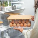 Ver imagem 6 de Porta Ovos de Bambu 36 Unid. - Bambu + Ps - 30,5x15,5x13,5cm