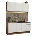 Ver imagem 3 de Armário de Cozinha Compacta 180cm Rustic Branco Glamy Madesa 05