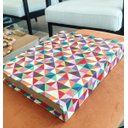 Ver imagem 1 de Caixa Formato Livro Madeira Colorido 32x24x6cm