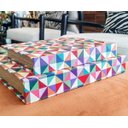 Ver imagem 2 de Caixa Formato Livro Madeira Colorido 32x24x6cm