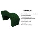 Ver imagem 2 de Maca Estética Estofada Reclinável Ergonômica Spa Suede Yara Cor:verde