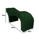 Ver imagem 3 de Maca Estética Estofada Reclinável Ergonômica Spa Suede Yara Cor:verde