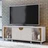 Rack Bancada Firenze para TV até 65” Off White/Madero Canela - PR Móveis - 2