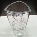Ver imagem 3 de Vaso Decorativo Enfeite Planta Triangular Eco Crystal 28x12x12cm Transparente