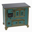 Ver imagem 4 de Fogao a Lenha N 2 Gab Imperador Premium Turquesa Sd