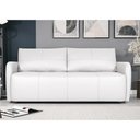 Ver imagem 6 de Sofá Decorativo Sala de Estar Lily 2 Lugares 180cm Couro Branco - Gran Belo