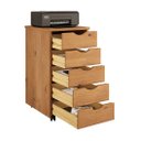 Ver imagem 5 de Organizador Gaveteiro para Escritório Madeira 5 Gav Quarto Freijó Lagos Idimex