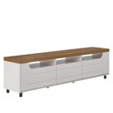 Ver imagem 3 de Rack para Tv até 75" Mercury Pinho/off White Artely Pinho/off White