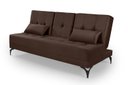 Ver imagem 2 de Sofá Cama Solteiro Colorado Reclinável 3 Posições em Suede: Marrom