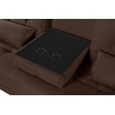 Ver imagem 4 de Sofá Cama Solteiro Colorado Reclinável 3 Posições em Suede: Marrom