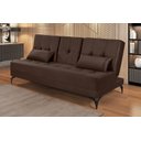 Ver imagem 3 de Sofá Cama Solteiro Colorado Reclinável 3 Posições em Suede: Marrom