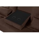 Ver imagem 4 de Sofá Cama Solteiro Colorado Reclinável 3 Posições em Suede: Marrom