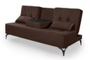 Ver imagem 1 de Sofá Cama Solteiro Colorado Reclinável 3 Posições em Suede: Marrom