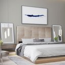Ver imagem 2 de Cabeceira Queen 1,60m Roma Suede - Pallazio - Bege
