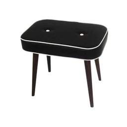 Puff Retangular Preto - 1