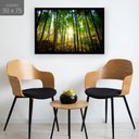 Ver imagem 2 de Quadro Decorativo Árvores Bambu: Mod. 0395 Collor-ink Mod.0395 50 X 75cm Preto