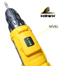 Parafusadeira Furadeira Bateria Lítio 12v 1,3ah Mandril Aperto Rápido 3/8 Pol Hawk - 3